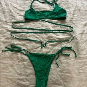 Emerald Green Bikini Set